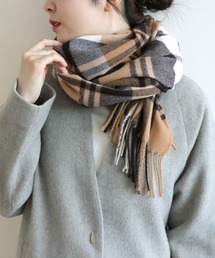 Jines（ジネス）の「ソフトタッチ・チェック大判ストール（ストール/ショール・レディース）」