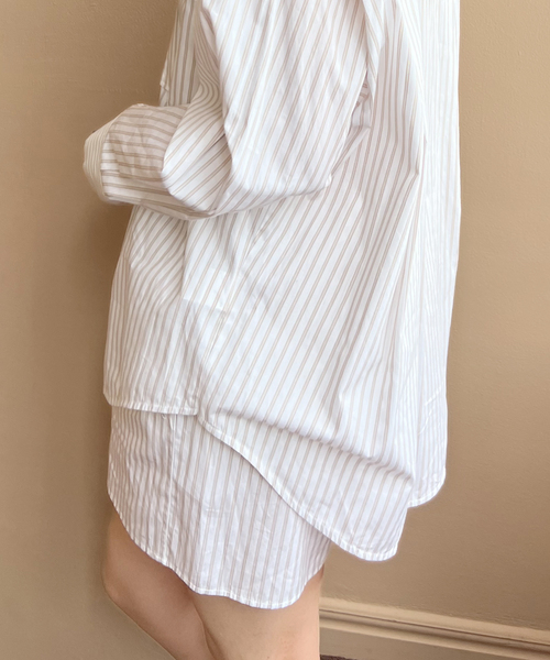 U by SPICK&SPAN(ユーバイスピックアンドスパン)の「ブロードストライプショートパンツ(その他パンツ・レディース・アイボリー/その他10・FREE)」の5枚目の写真