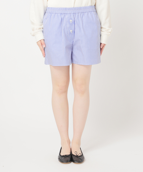 U by SPICK&SPAN(ユーバイスピックアンドスパン)の「ブロードストライプショートパンツ(その他パンツ・レディース・アイボリー/その他10・FREE)」の14枚目の写真