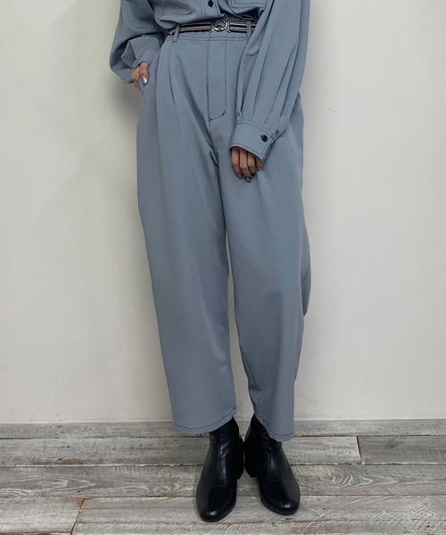 NICOLE CLUB(ニコル クラブ)の「配色ステッチイージーサルエルパンツ(その他パンツ・レディース・ブラック/サックスブルー/ブルー/チャコール・SMALL/MEDIUM)」の4枚目の写真