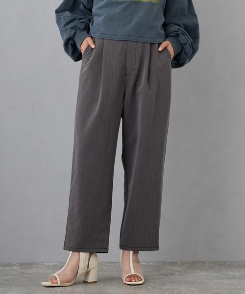 配色ステッチイージーサルエルパンツ（その他パンツ）｜NICOLE CLUB