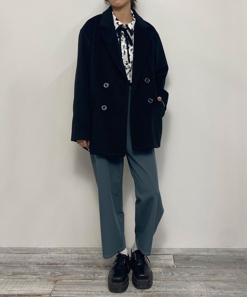 NICOLE CLUB(ニコル クラブ)の「配色ステッチイージーサルエルパンツ(その他パンツ・レディース・ブラック/サックスブルー/ブルー/チャコール・SMALL/MEDIUM)」の21枚目の写真