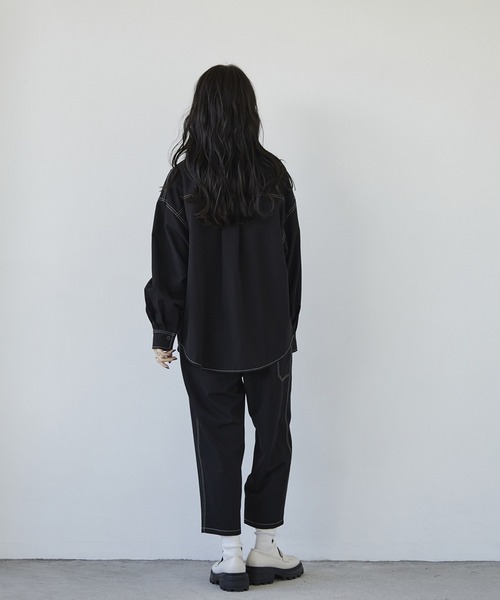 【新品未使用】8/8まで　アンドエルシー　&ellecy ザクロパンツ ElegChic サロペット オーバーオール クロスサスペンダーサロペット