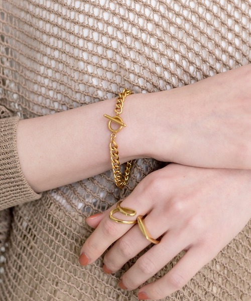 RIVE DROITE(リヴドロワ)の「R.good(アールドットグッド)/キヘイブレスレット(ブレスレット・レディース・ゴールド・FREE)」の3枚目の写真