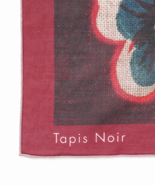 【TAPIS NOIR/タピス ノワール】LargeLight Dark Bloom スカーフ