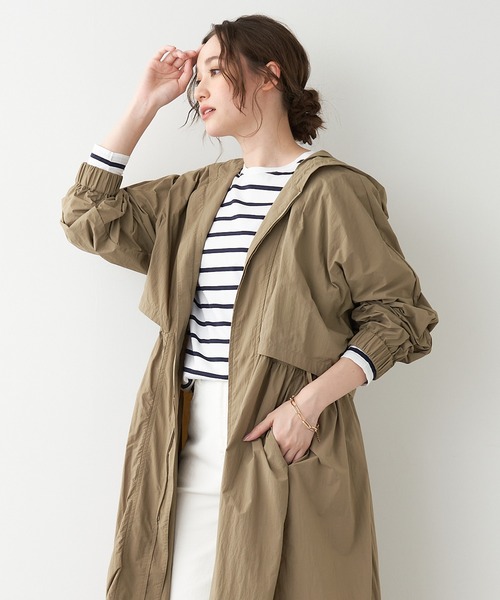 MICA&DEAL（マイカ＆ディール）の「ウエストギャザーフーデットロング
