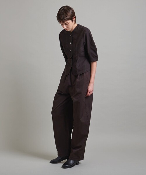 ロエフ LOEFF コットン ツイル ボンタン パンツ ブラック 0 LOEFF（ロエフ）の「＜LOEFF＞コットンツイル ボンタンパンツ
