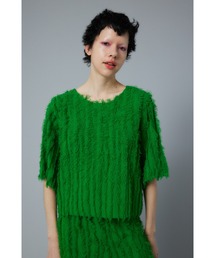 HERIN.CYE Fringe knit tops ヘリンドットサイ HeRIN.CYE | Fringe knit tops (ニット ) |SHEL'TTER WEBSTORE