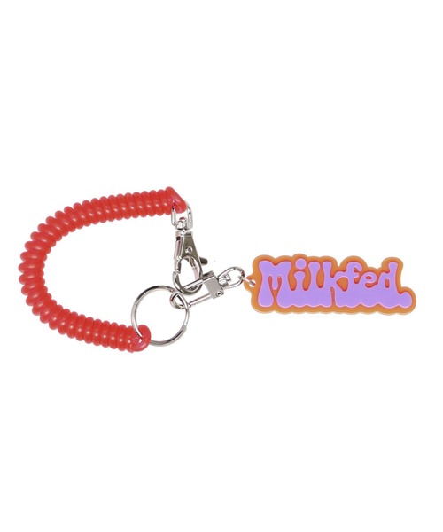 MILKFED.(ミルクフェド)の「POP LOGO KEYCHAIN(キーホルダー・レディース・レッド/ピンク/ライトグリーン/ライトパープル・ONE SIZE)」の4枚目の写真