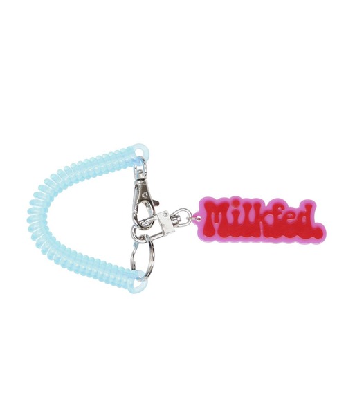 MILKFED.(ミルクフェド)の「POP LOGO KEYCHAIN(キーホルダー・レディース・レッド/ピンク/ライトグリーン/ライトパープル・ONE SIZE)」の2枚目の写真