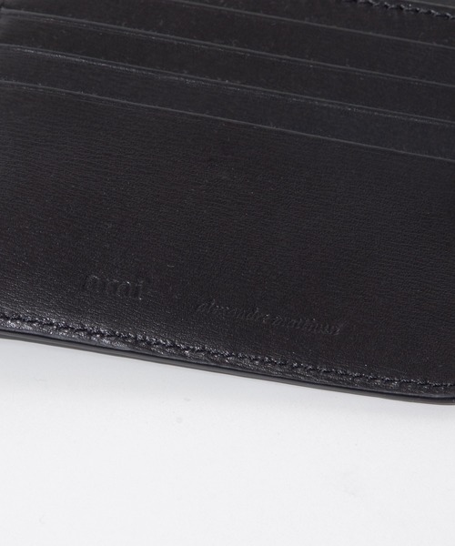 AMI Alexandre Mattiussi（アミアレクサンドルマテュッシ）の「AMI PARIS ADC AMI DE COEUR FOLDED WALLET アミ パリス 二つ折り財布（財布・レディース・ブラック・FREE）」の12枚目の写真
