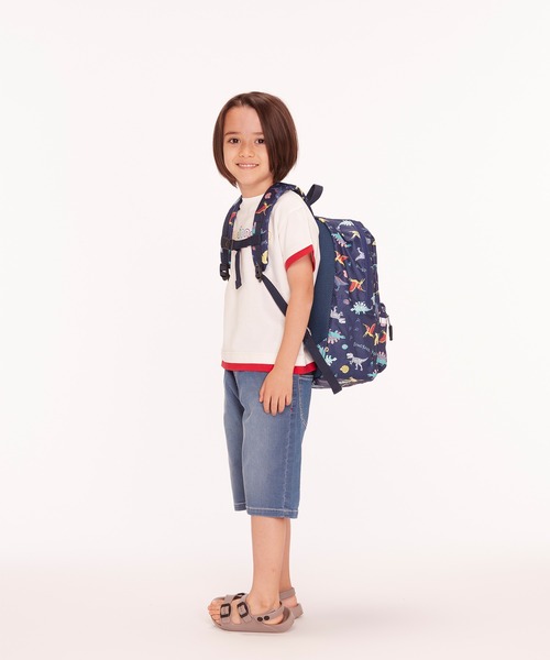 Moujonjon(ムージョンジョン)の「ストレッチデニム6分丈ハーフパンツ(デニムパンツ・キッズ・ネイビー/ブルー・100/140/130/120/110/90)」の15枚目の写真