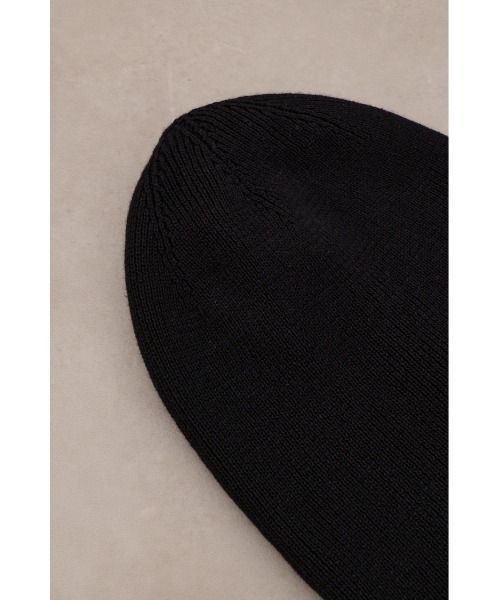 AZUL by moussy（アズールバイマウジー）の「リブニットライトビーニー（ニットキャップ/ビーニー・レディース・アイボリー/ブラック・FREE）」の13枚目の写真
