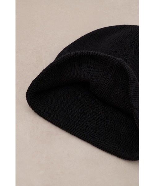 AZUL by moussy（アズールバイマウジー）の「リブニットライトビーニー（ニットキャップ/ビーニー・レディース・アイボリー/ブラック・FREE）」の14枚目の写真