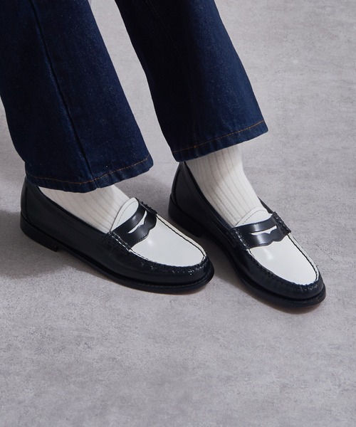 G.H.BASS(ジーエイチバス)の「【G.H.BASS】WEEJUN WMN PENNY BA41010(ローファー・レディース・ブラック/ワイン/キャメル/ホワイト・6/7h/7/5h/6h)」の12枚目の写真