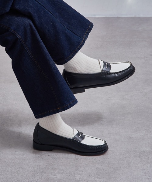 G.H.BASS(ジーエイチバス)の「【G.H.BASS】WEEJUN WMN PENNY BA41010(ローファー・レディース・ブラック/ワイン/キャメル/ホワイト・6/7h/7/5h/6h)」の13枚目の写真