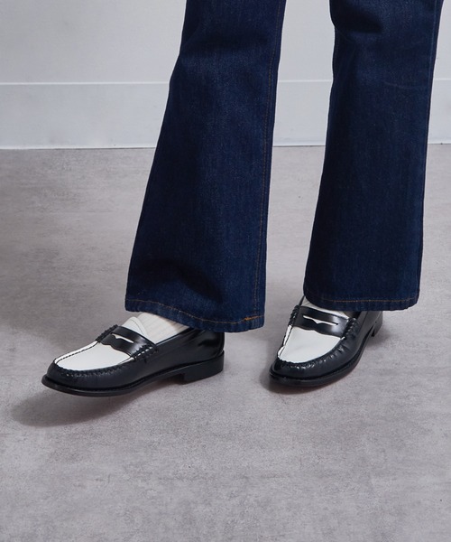 G.H.BASS(ジーエイチバス)の「【G.H.BASS】WEEJUN WMN PENNY BA41010(ローファー・レディース・ブラック/ワイン/キャメル/ホワイト・6/7h/7/5h/6h)」の14枚目の写真