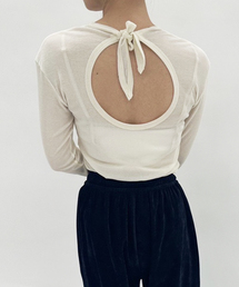 【babaco/ババコ】Back Tied Long Sleeve