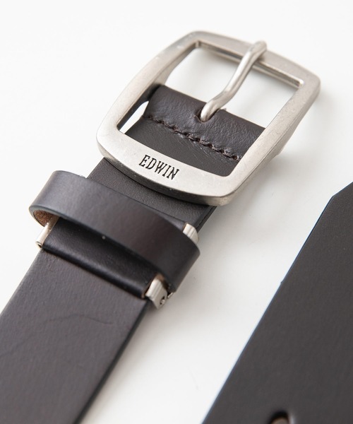 EDWIN(エドウィン)の「【EDWIN/エドウィン】35MMギャリソンベルト 牛革 日本製(ベルト・メンズ・ダークブラウン/ブラウン/ブラック・FREE)」の8枚目の写真