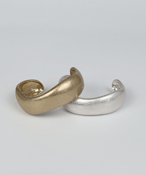 セール】【金属アレルギー対応】 マット ワイド ニュアンスバングル  