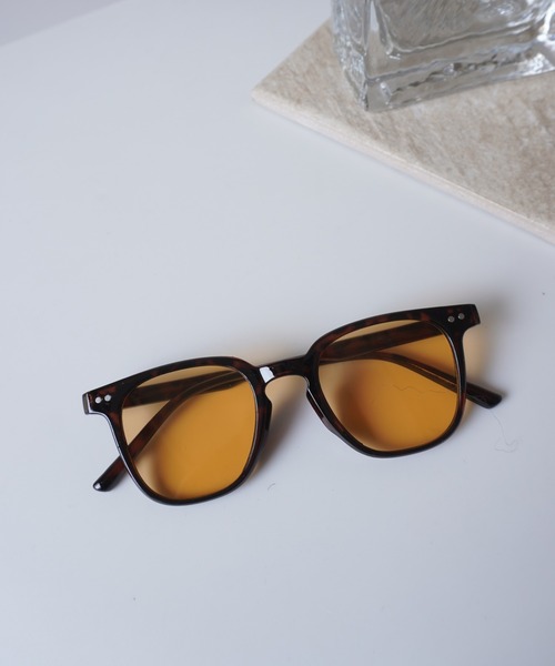 Bambin（ボンバン）の「【 Bambin / ボンバン 】 ウェリントン型 キッズ サングラス（サングラス・キッズ・ブラック/ブラック×グリーン/クリア/ホワイト/ピンク/ブラウン/イエロー×ブラック/ブラック×ライム/ブラウン系その他・FREE）」の6枚目の写真