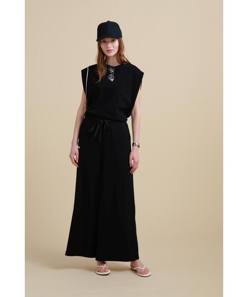 PINKY&DIANNE（ピンキーアンドダイアン）の「◆[THE HOLIDAY CLOSET]コットンジャージーワイドパンツ（その他パンツ・レディース・ブルー/ブラック・38/36）」の5枚目の写真