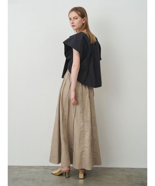 ELENDEEK（エレンディーク）の「アシメバルーンクロップドブラウス（シャツ/ブラウス・レディース・オフホワイト/ブラック/ライトブルー・FREE）」の20枚目の写真