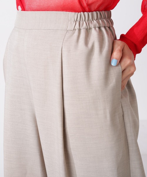 N.（N. Natural Beauty Basic）（エヌエヌナチュラルビューティーベーシック）の「◆麻調イージーパンツ（その他パンツ・レディース・ベージュ/グリーン/ブラック・MEDIUM）」の7枚目の写真