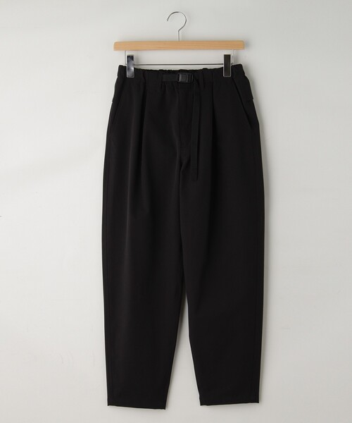 &Bridge(アンドブリッジ)の「seeset(シーセット) ウエスト調節付きタックパンツ(その他パンツ・レディース・ブラック/ブラウン系・99)」の2枚目の写真