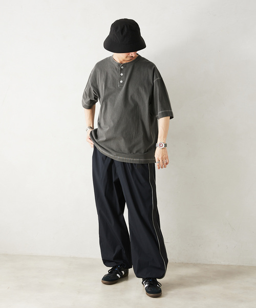 Healthknit（ヘルスニット）の「Healthknit / ヘルスニット 別注 ヘンリーネックTシャツ（Tシャツ/カットソー・メンズ・ブラック系その他/ブラック/アイボリー/ホワイト/ダークブルー・SMALL/MEDIUM/LARGE/X-LARGE）」の13枚目の写真