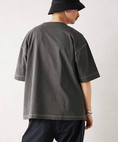 Healthknit（ヘルスニット）の「Healthknit / ヘルスニット 別注 ヘンリーネックTシャツ（Tシャツ/カットソー・メンズ・ブラック系その他/ブラック/アイボリー/ホワイト/ダークブルー・SMALL/MEDIUM/LARGE/X-LARGE）」の17枚目の写真