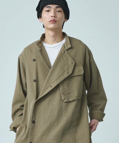 Kelen(ケレン)の「mj9914-EDISON HB ワイドナージングコート(ダウンジャケット/コート・メンズ・ブルー/ブラック/グレイッシュベージュ・38/40/42)」の16枚目の写真