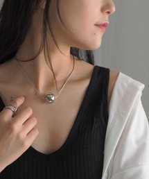 minia | 大ボールスライダーネックレス＜2WAY＞(ネックレス)