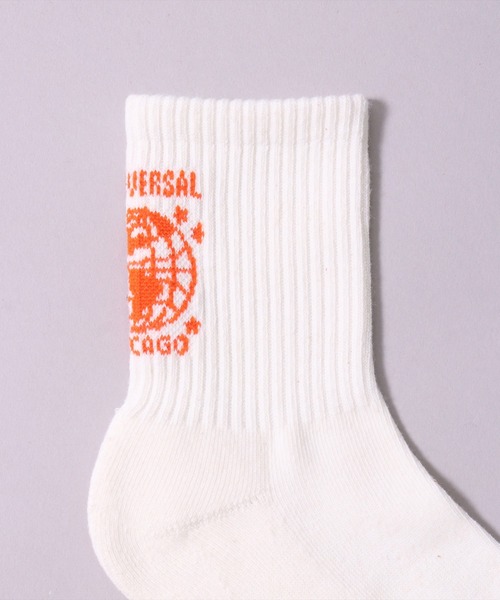 UNIVERSAL OVERALL（ユニバーサルオーバーオール）の「(LG)【UNIVERSAL OVERALL】【3足セット】アースロゴ クォーターソックス（ソックス/靴下・メンズ・その他2/その他1・25-27CM/23-25cm）」の10枚目の写真