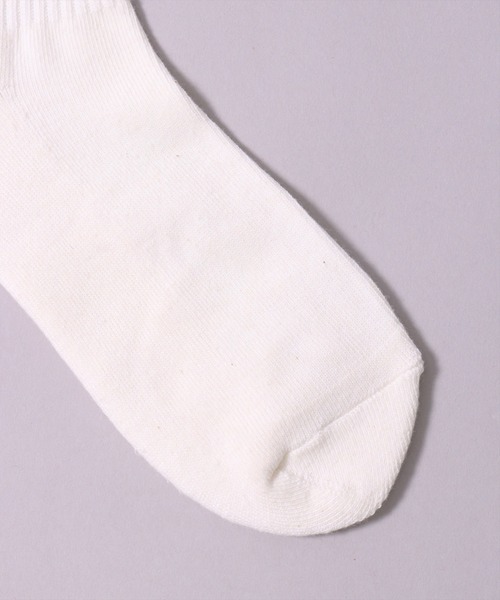 UNIVERSAL OVERALL（ユニバーサルオーバーオール）の「(LG)【UNIVERSAL OVERALL】【3足セット】アースロゴ クォーターソックス（ソックス/靴下・メンズ・その他2/その他1・25-27CM/23-25cm）」の12枚目の写真