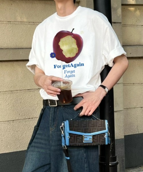 ◆S-DOUBLE◆25/26 ロゴ入り プリントグラフィック 半袖 Tシャツ 41me2+3opfL._UY1000_.jpg