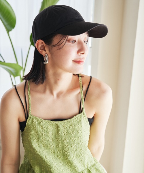 VIS（ビス）の「【撥水】ナイロンキャップ（キャップ・レディース・ブラック/ブラウン/キナリ・FREE）」の7枚目の写真