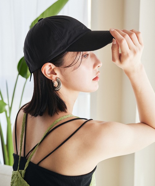 VIS（ビス）の「【撥水】ナイロンキャップ（キャップ・レディース・ブラック/ブラウン/キナリ・FREE）」の8枚目の写真