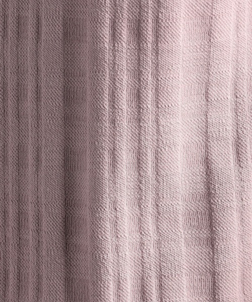 MONSIEUR NICOLE（ムッシュニコル）の「シャドーチェック キーネックTシャツ（Tシャツ/カットソー・メンズ・ホワイト/ライトグレー/ピンク/ブラック・MEDIUM/LARGE/X-LARGE）」の14枚目の写真