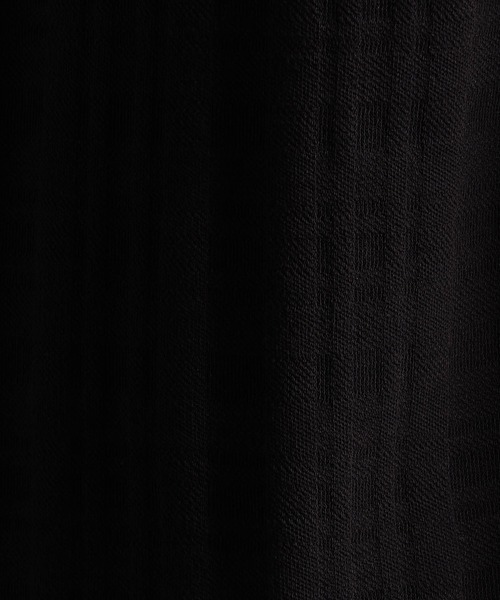 MONSIEUR NICOLE（ムッシュニコル）の「シャドーチェック キーネックTシャツ（Tシャツ/カットソー・メンズ・ホワイト/ライトグレー/ピンク/ブラック・MEDIUM/LARGE/X-LARGE）」の17枚目の写真