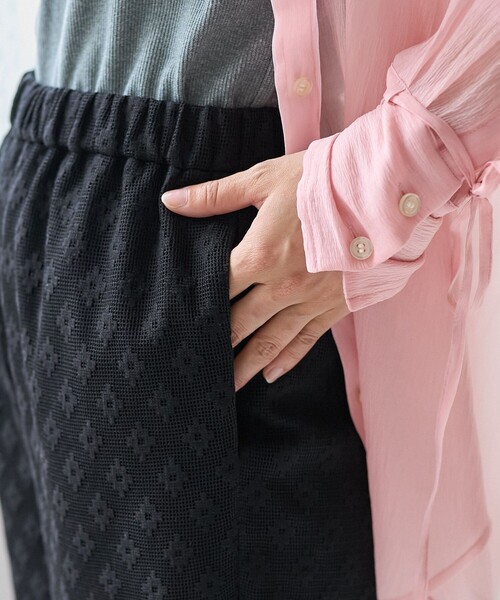 新品未使用 フランスからお取寄せ ピンクフローラルイージーパンツ 多色プリントイージーパンツ | Remind me and forever