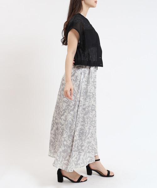 TRUDEA(トルディア)の「カラミレースフレンチカーディガン(カーディガン/ボレロ・レディース・ブラック/ホワイト・MEDIUM/LARGE)」の21枚目の写真