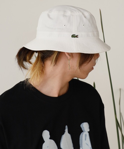 SALE★LACOSTE★ハット★ セール】LACOSTE/ラコステ リバーシブル ワンポイントロゴ 刺繍