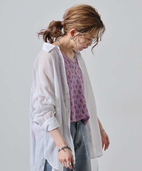 JEMORGAN（ジェーイーモーガン）の「JEMORGAN ワッフル総柄プリント製品染タンクトップ（タンクトップ・メンズ・グレー系2/グレー系1/グリーン系2/パープル系1/ブルー系1/イエロー系1/パープル系2/ブルー系2/イエロー系2/グリーン系1・L/M/XL）」の19枚目の写真