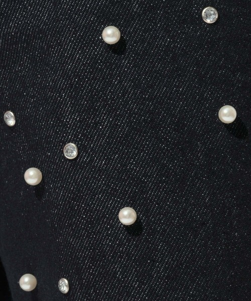 WILLSELECTION（ウィルセレクション）の「パール付きデニムパンツ（デニムパンツ・レディース・インディゴブルー/ブルー・SMALL/MEDIUM）」の15枚目の写真