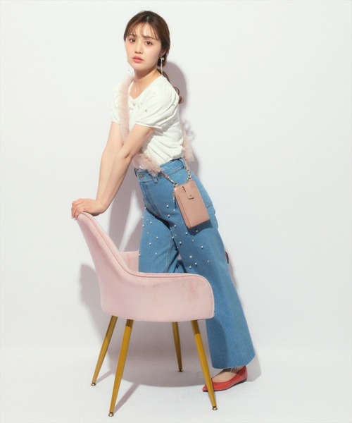 WILLSELECTION（ウィルセレクション）の「パール付きデニムパンツ（デニムパンツ・レディース・インディゴブルー/ブルー・SMALL/MEDIUM）」の16枚目の写真