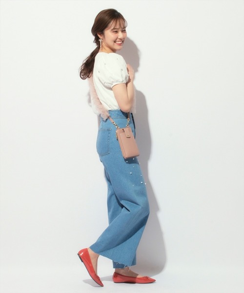 WILLSELECTION（ウィルセレクション）の「パール付きデニムパンツ（デニムパンツ・レディース・インディゴブルー/ブルー・SMALL/MEDIUM）」の20枚目の写真