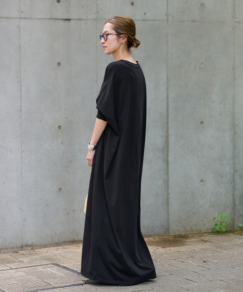 FRAMeWORK(フレームワーク)の「≪追加≫ジャージドレス2(ワンピース・レディース・グレー/ブラック・38/36)」の7枚目の写真