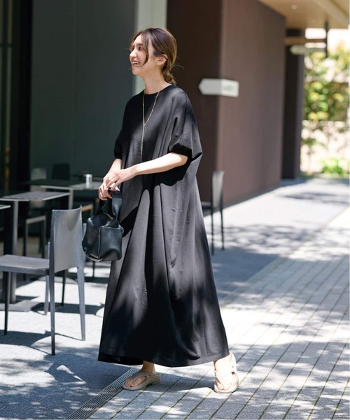 FRAMeWORK(フレームワーク)の「≪追加≫ジャージドレス2(ワンピース・レディース・グレー/ブラック・38/36)」の10枚目の写真