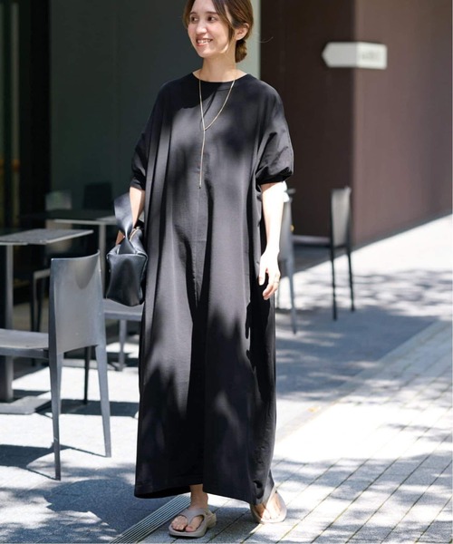 FRAMeWORK(フレームワーク)の「≪追加≫ジャージドレス2(ワンピース・レディース・グレー/ブラック・38/36)」の11枚目の写真